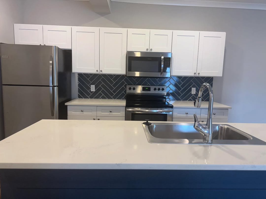 Post construction kitchen island - TFG Cleaning Services