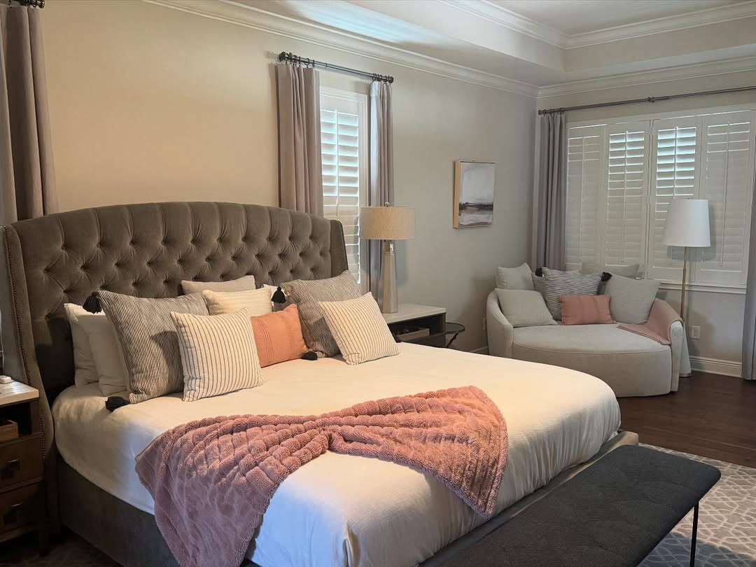 Beautifully cleaned bedroom